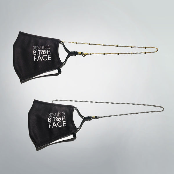 3-pack of masks + FREE mask chain